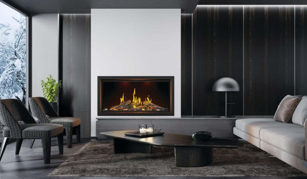 Napoleon Tall Linear Vector™ 50 Gas Fireplace with Luminous Logs