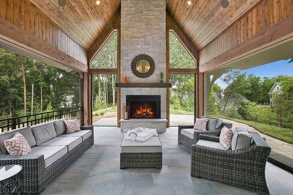 Amantii 38" Traditional Lumina Smart Electric Fireplace Insert - TRD-38-LUMINA-INS