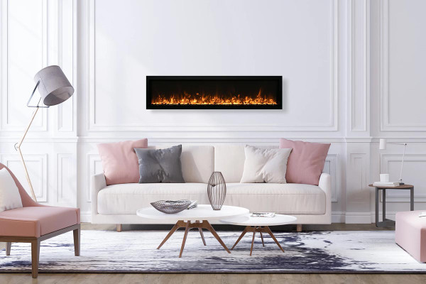 Remii 45" Wall Mount Extra Slim Electric Fireplace  - WM-45-XS