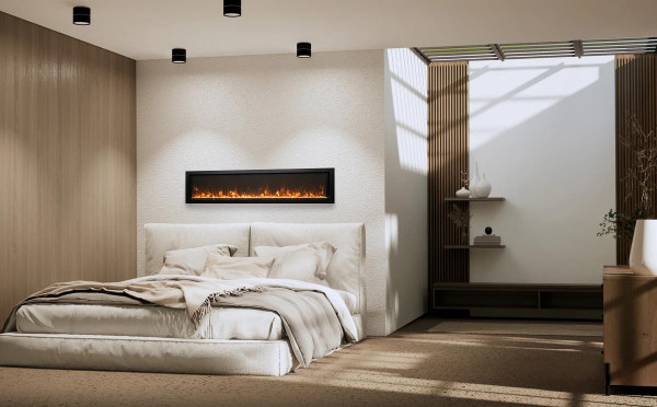 Remii 50" Wall Mount Extra Slim Electric Fireplace  - WM-50-XS