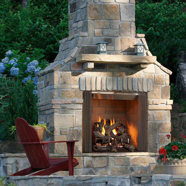 Cottagewood 50" Outdoor Wood Burning Fireplace - ODCTGWD-50