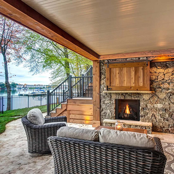 Courtyard 42" Outdoor Gas Fireplace - ODCOUG-42