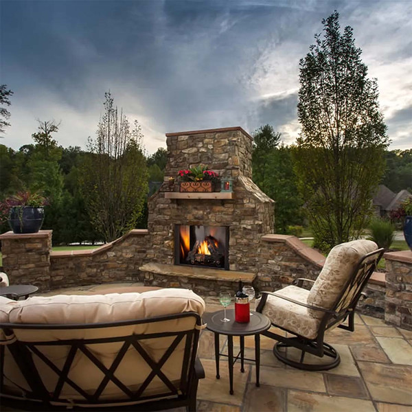 Courtyard 42" Outdoor Gas Fireplace - ODCOUG-42