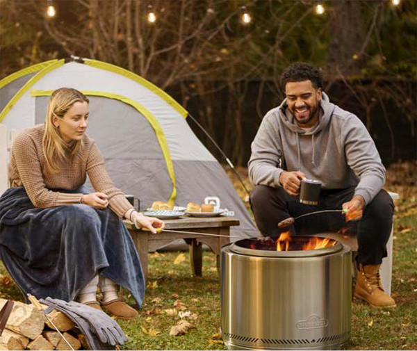 Napoleon Timberwolf Smokeless Stainless Steel Fire Pit - 18" - NWFPMTI-SS
