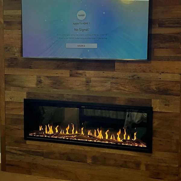 Modern Flames Orion 60" Slim V2 Linear Built-In Electric Fireplace - OR60-SLIM-V2