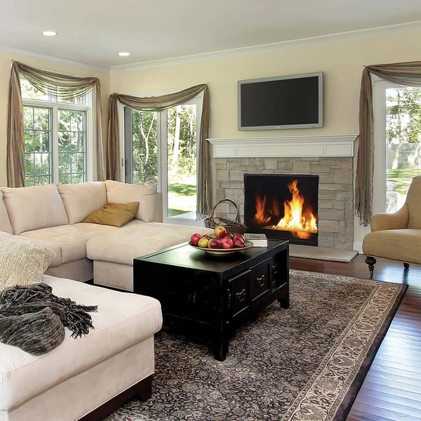 Superior 40" Contemporary Direct Vent Gas Fireplace DRC6340 