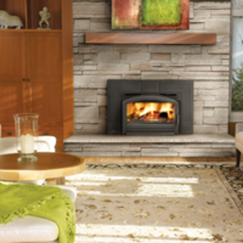 Install a Wood burning fireplace insert to heat your home