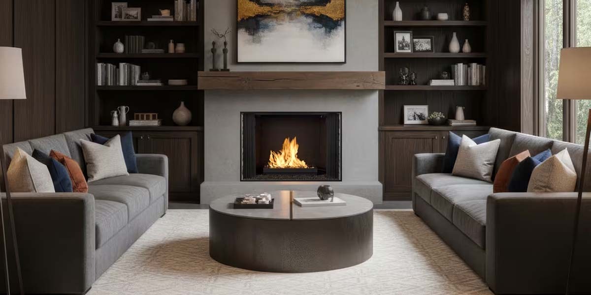 MAJESTIC BILTMORE 42" WOOD BURNING FIREPLACE
