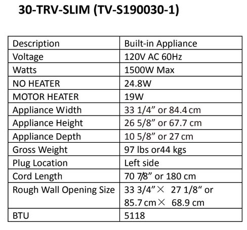 30-trv-slim specs