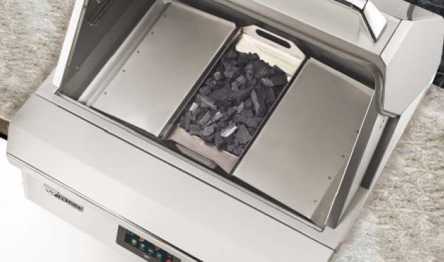 Lump Wood or Charcoal / Direct Heat Insert