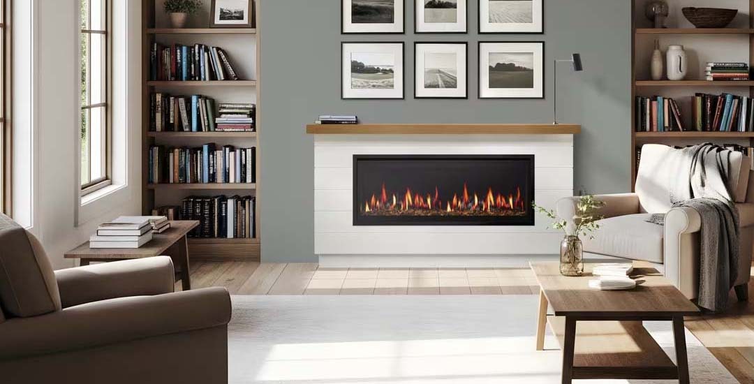 SimpliFire 50 Inch Allusion Edge Linear Electric Fireplace