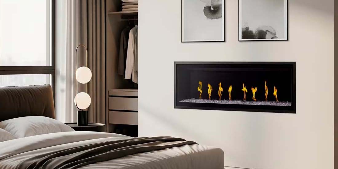  SimpliFire 60 Inch Allusion Edge Linear Electric Fireplace