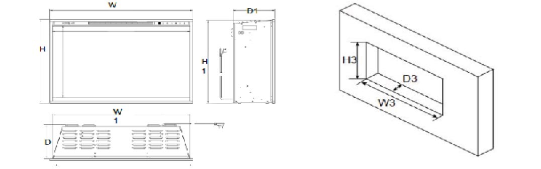 Amantii RusticStone dimensions