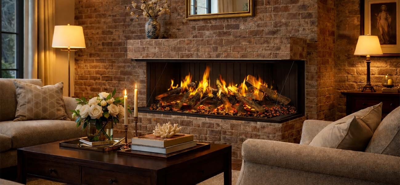 Amantii 75" Signature MultiView-Holo Electric Fireplace