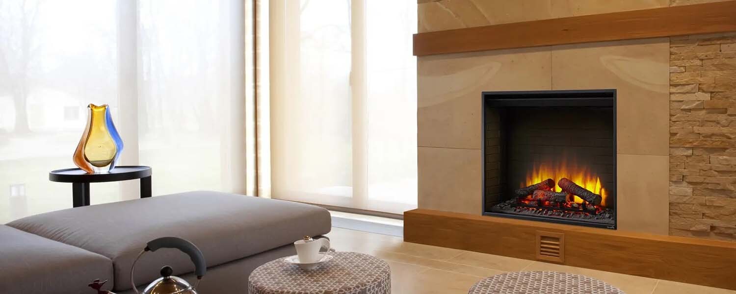 SimpliFire Traditional, Built-In, 30" Wide, Electric Fireplace