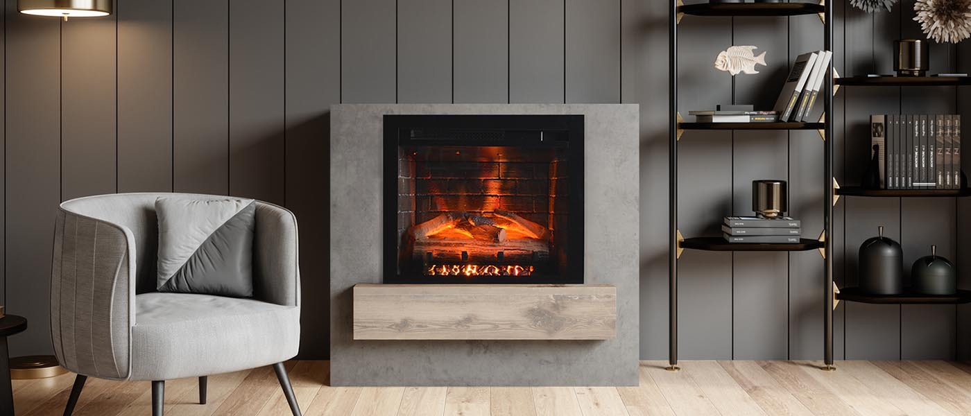 Amantii CE26 Fire & Ice 26" Classic Edition electric fireplace insert