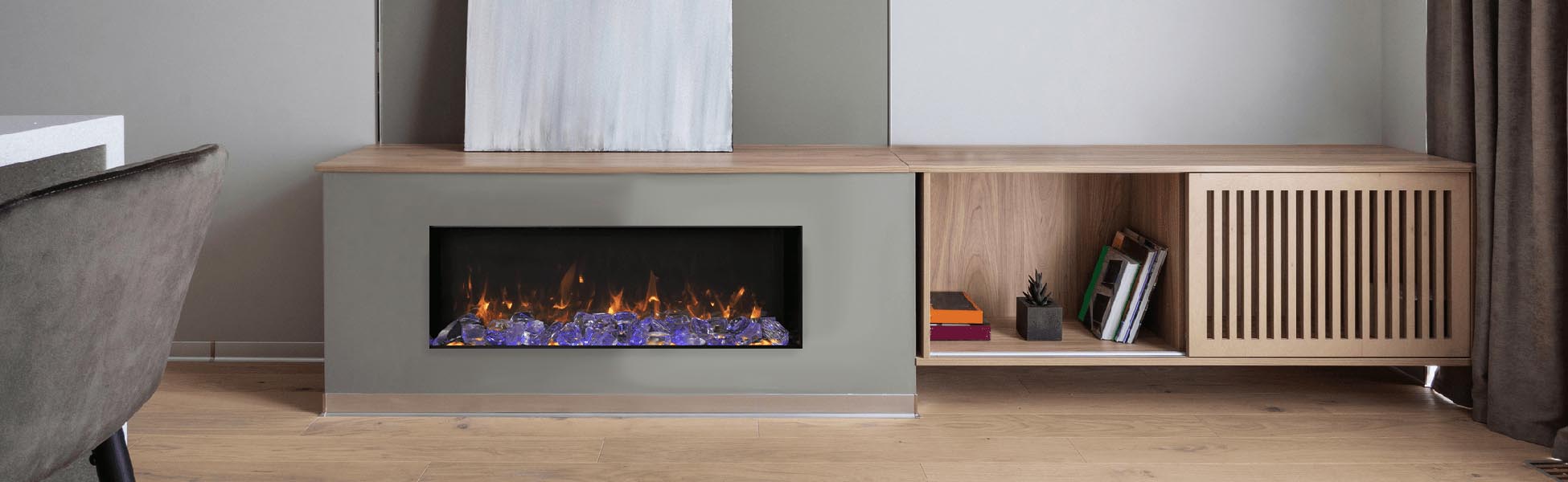 Amantii BI-60-SLIM electric Fireplace