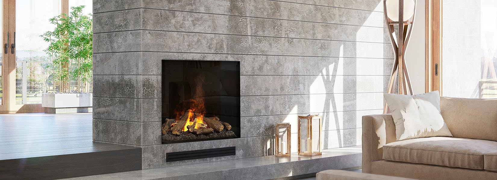 Dimplex Optimyst® e-MatriX 35" Built-in Water Vapor Fireplace 