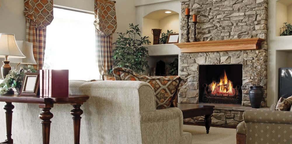 Napoleon Fiberglow 24" Vented Gas Log Set