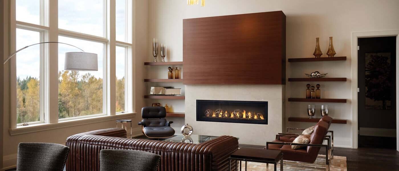 Napoleon Luxuria 62" Direct Vent, Gas Fireplace