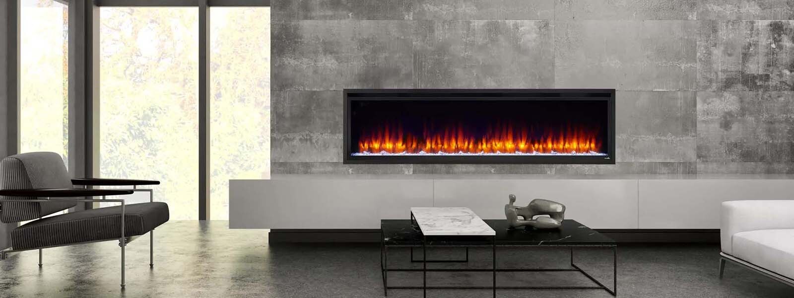 SimpliFire Allusion Platinum Series Electric Fireplaces Choose From 50", 60" Or 72" Lengths.