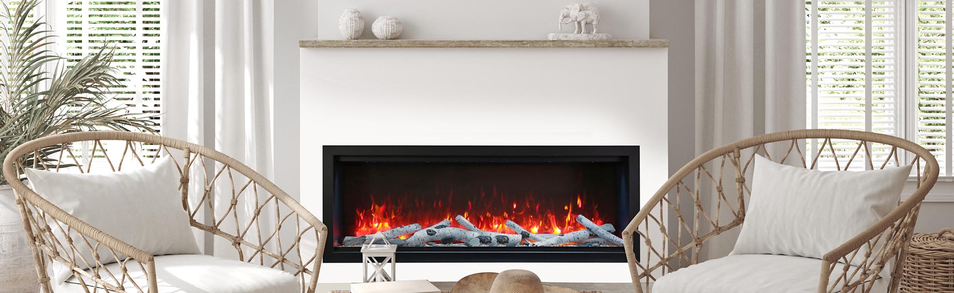 Amantii SYM-100-XT electric fireplace