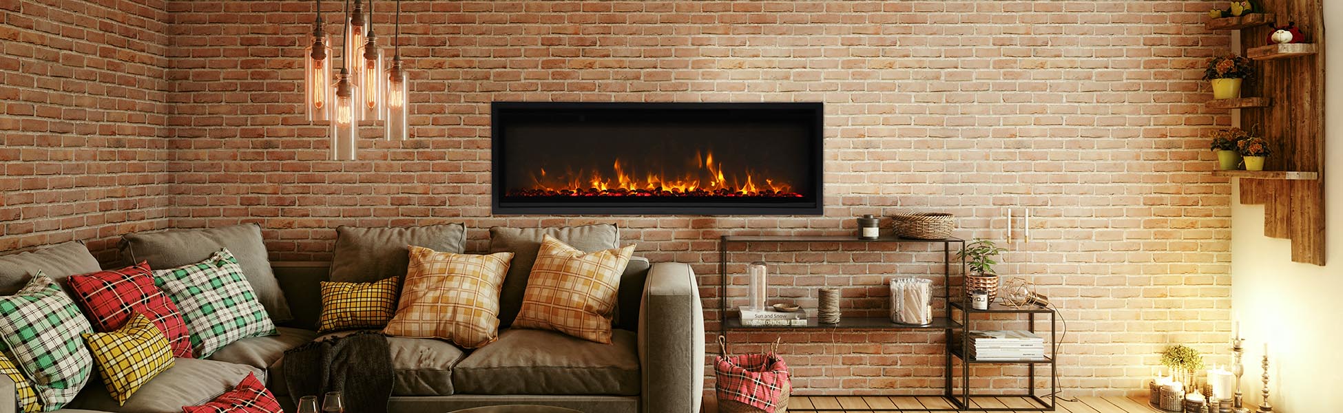 Amantii SYM-SLIM-60 Electric Fireplace