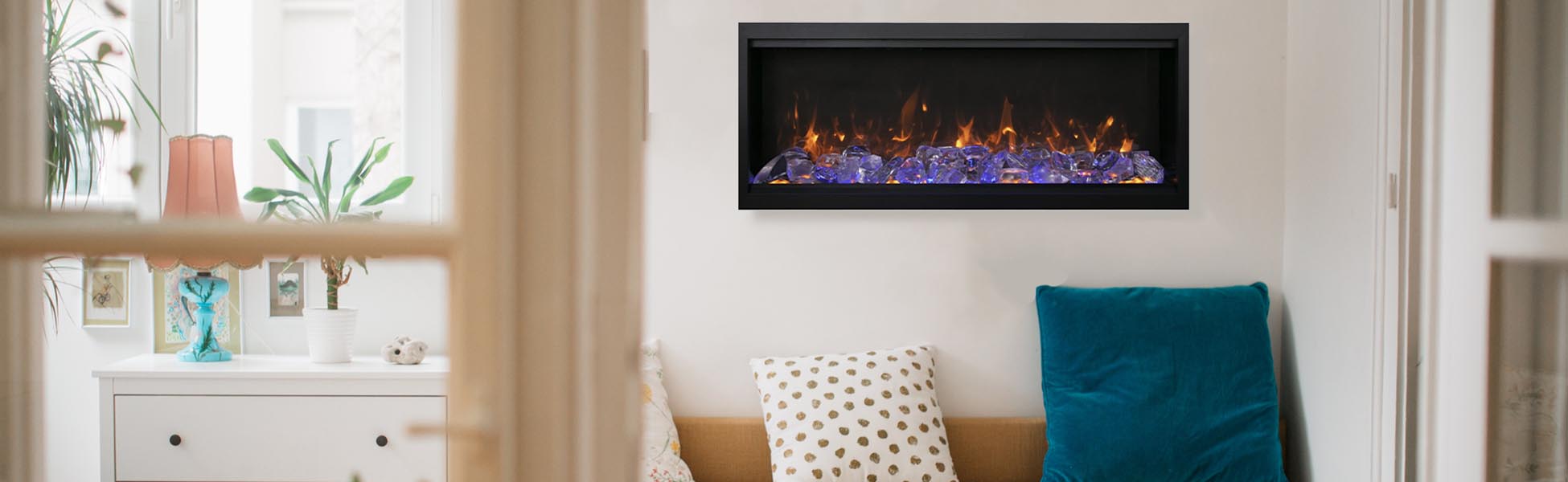 Amantii Symmetry 42-XT Smart Electric Fireplace