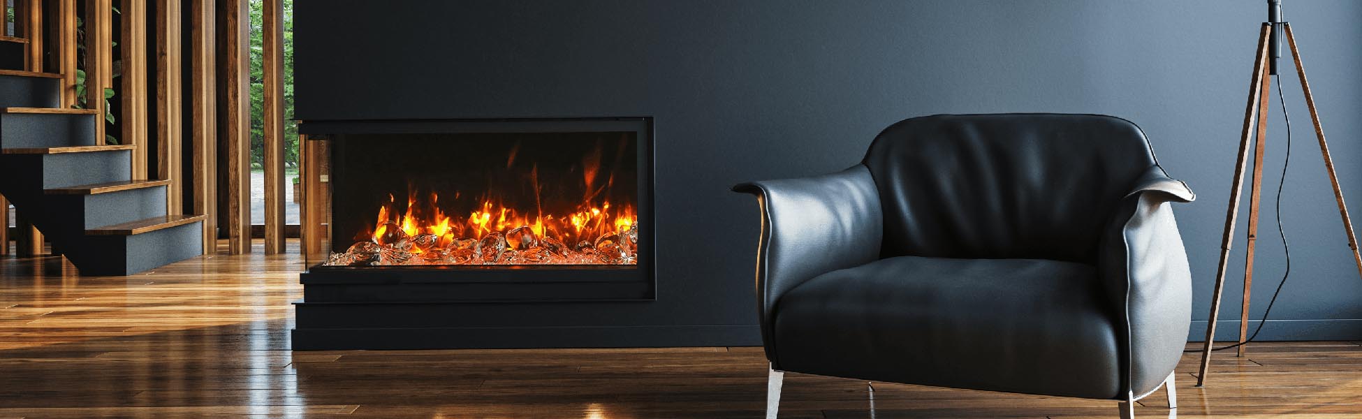 Amantii Tru-View-SLIM-50 electric fireplace