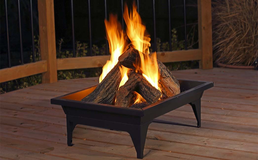 Barbara Jean Rectangle Gas Firepit - FP2785LP‐FL