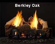 Berkley oak fiber ceramic log set