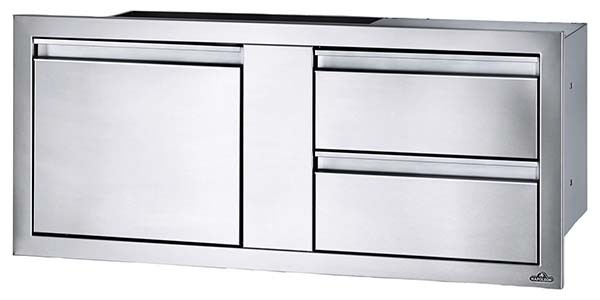 Napoleon Built-In 42"X 16" Single Door & Double Drawer Combo