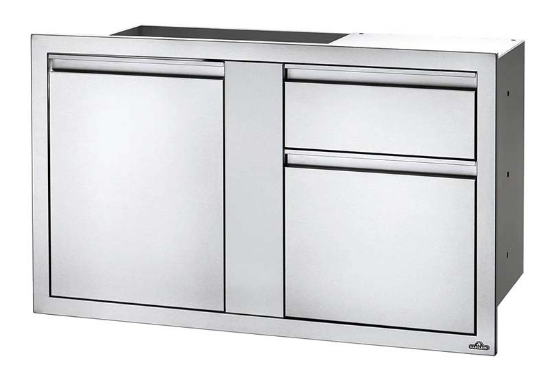 Napoleon Built-In 42"X 24" Large Single Door & Standard Drawer BI-4224-1D2 Napoleon Built-In 42"X 24" Large Single Door & Standard Drawer BI-4224-1D2