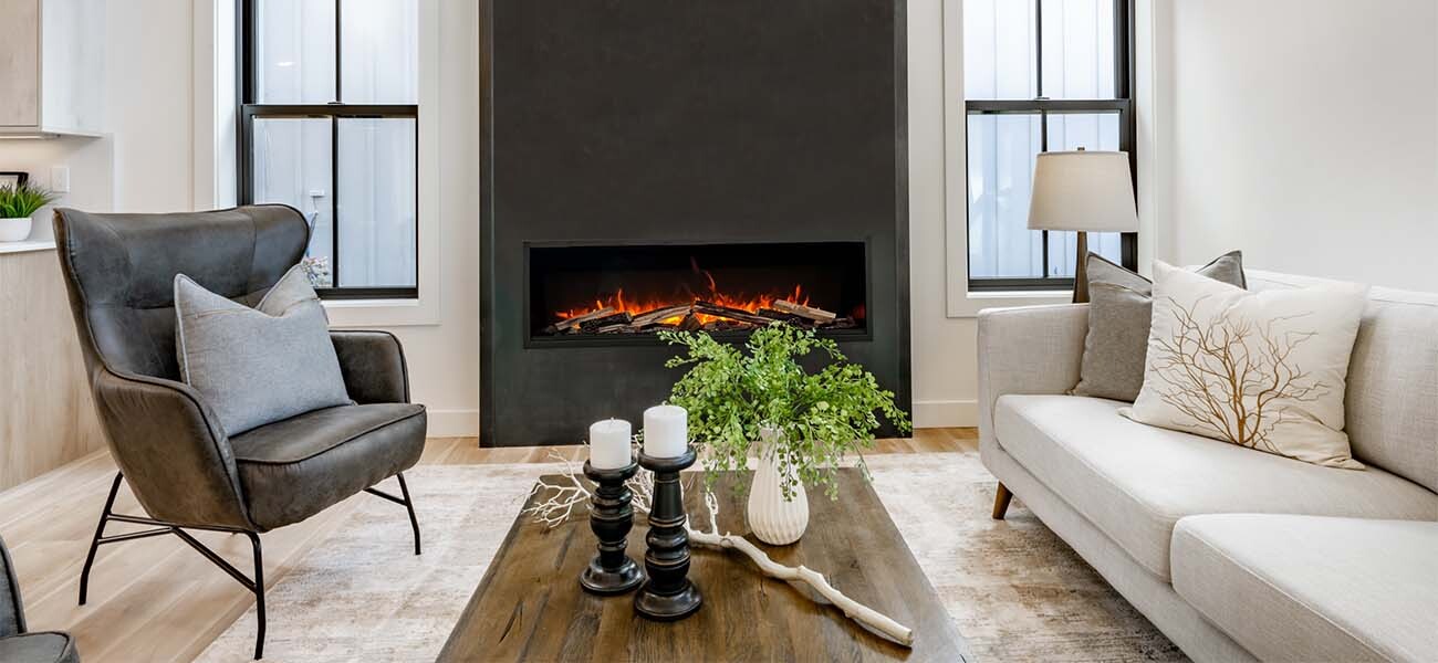 Amantii SYM-100-XT-BESPOKE &ndash; Extra Tall Electric Fireplace