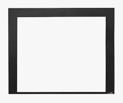 Optional Black Front - Creates 2" Overhang to Cover Drywall Transitions