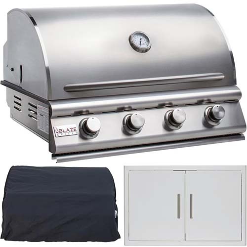 Blaze Prelude LBM 3-Piece 32", Propane Gas or Natural Gas, Outdoor Kitchen Package