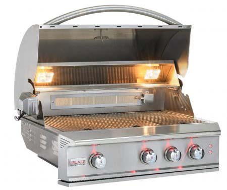 Blaze Professional LUX 34-Inch 3 Burner Built-In Gas Grill 