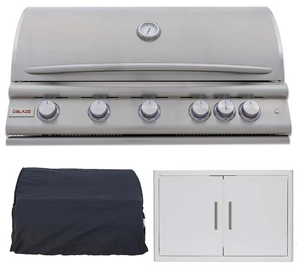 Blaze LTE+ 3 Piece, 40 Inch, 5 Burner, Gas Grill, Outdoor Kitchen Package Blaze LTE+ 3 Piece, 40 Inch, 5 Burner, Gas Grill, Outdoor Kitchen Package