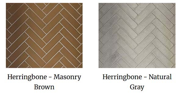 Castlewood panels herringbone