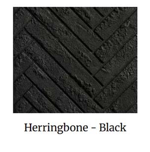 Herringbone - Black