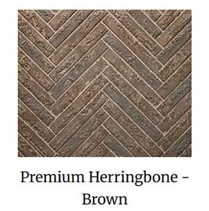 Premium Herringbone - Brown