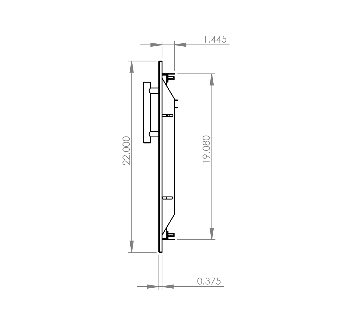 Summerset 33 Inch Double Access Door - DD-33