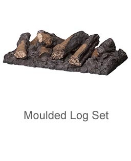 Moulded Log Set