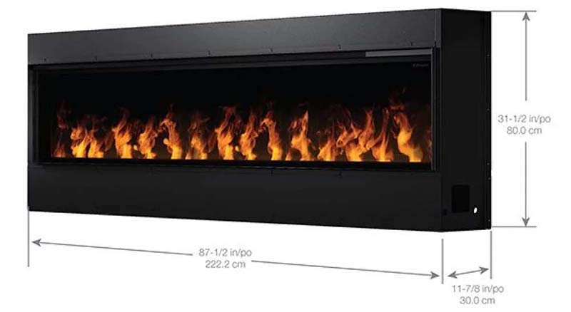 Dimplex 86" Optimyst Linear Electric Fireplace