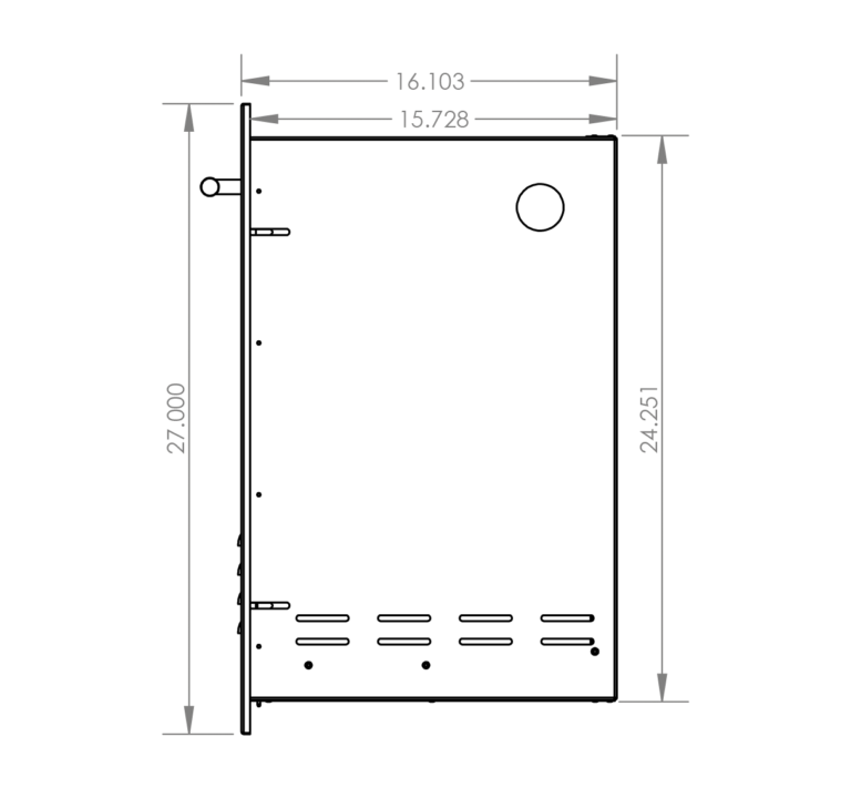 Summerset 20" Pullout Drawer for Liquid Propane Tank or Trash- DR1-20LP