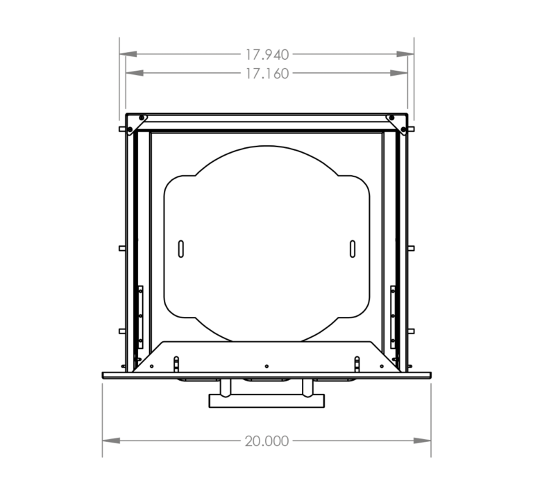 Summerset 20" Pullout Drawer for Liquid Propane Tank or Trash- DR1-20LP
