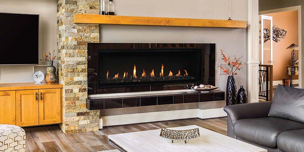 Superior Fireplaces 72" Linear Direct Vent Gas Fireplace - DRL4072