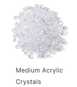 Medium Acrylic Crystals