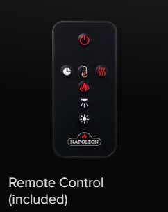 Napoleon Element - remote control (included)