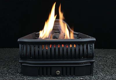 Hargrove 19" Olde World Basket Vent Free Gas Log Set Combo